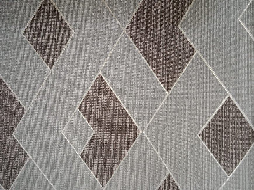 Wallpaper Designs For Wall - Silver Brown Shades With Silver Outline