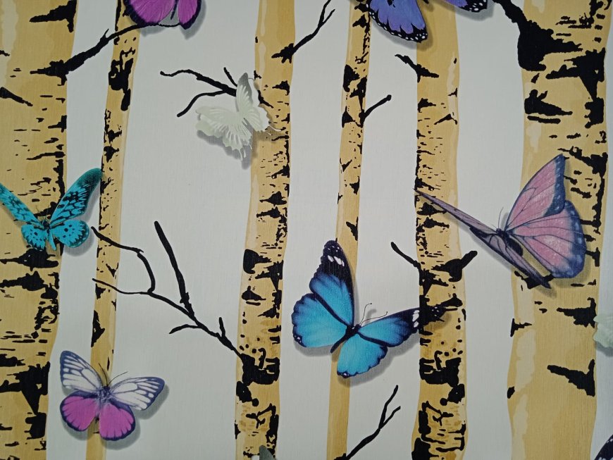 Wallpaper Designs For Wall - 3D Butterfly Design