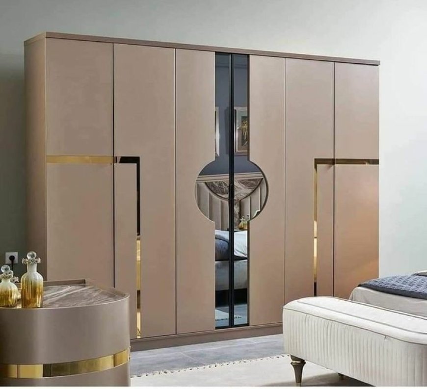 Best Wardrobe Design With Light Pink Finish