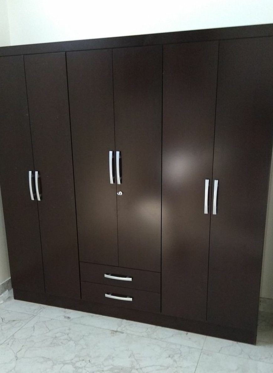 Best Wardrobe Design With Black Matt Finish