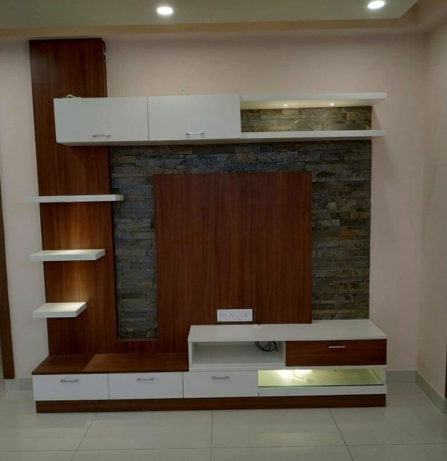 TV Unit Design - TV Unit Cabinet Design Ideas 96