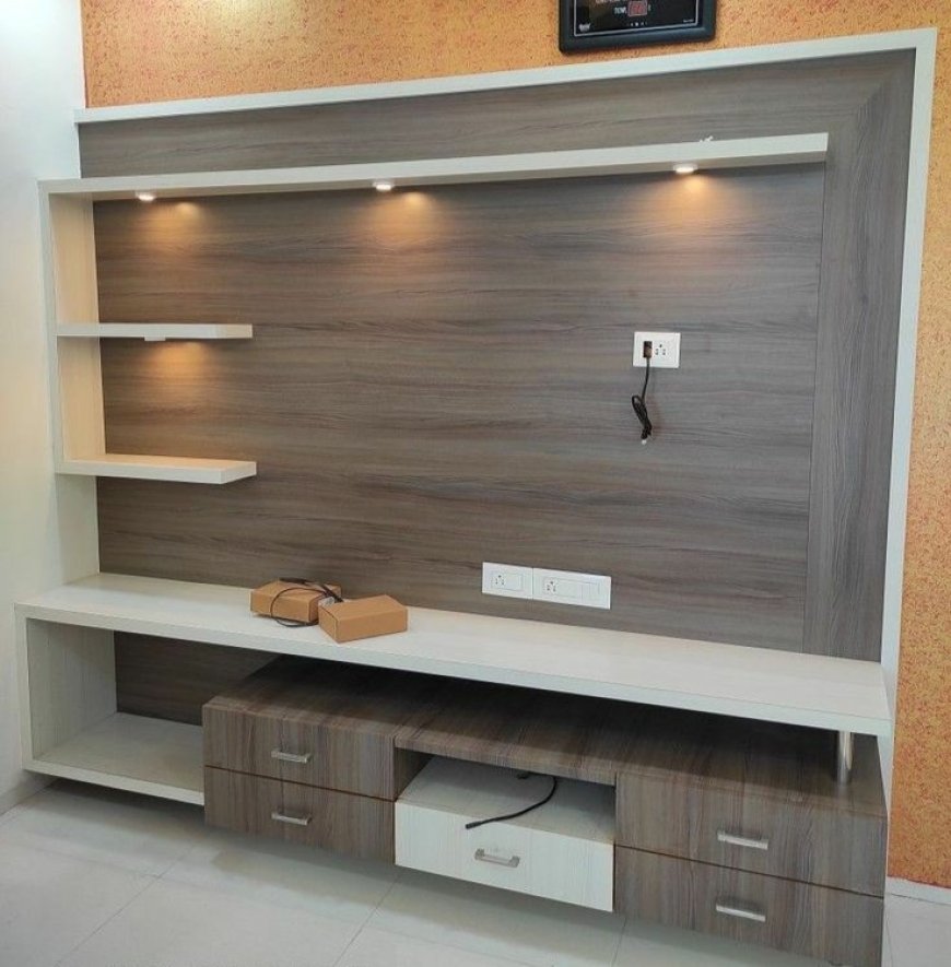 TV Unit Design - TV Unit Cabinet Design Ideas 35