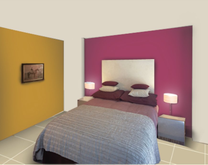 Magenta and Mustard Yellow colour Combination