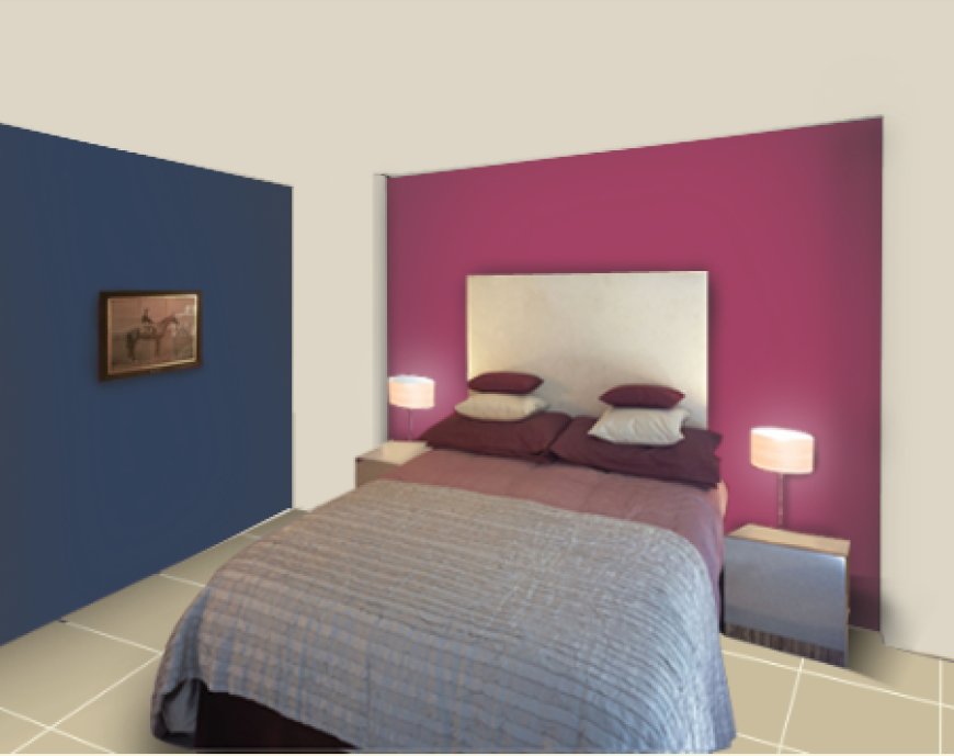 Magenta and Midnight Blue colour Combination