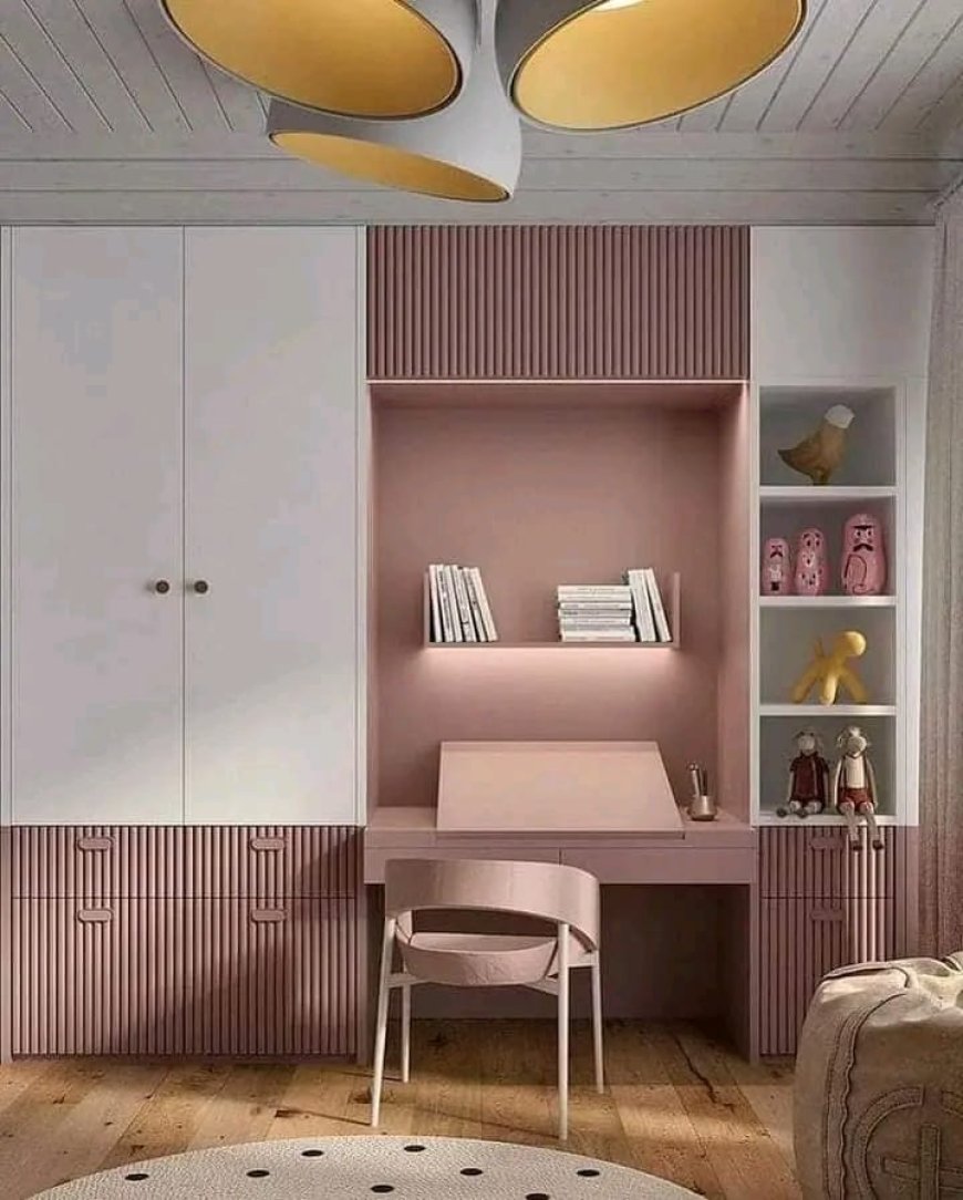 Pink Study Table