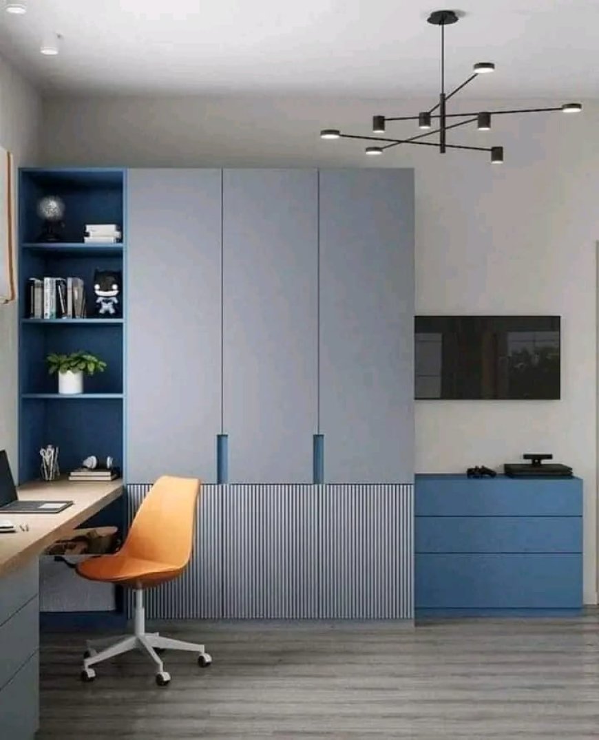 Blue Study Table