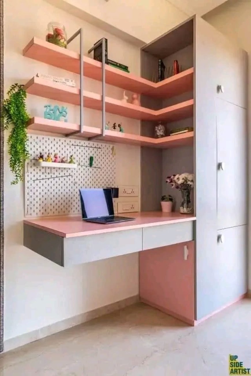 Pink Study Table