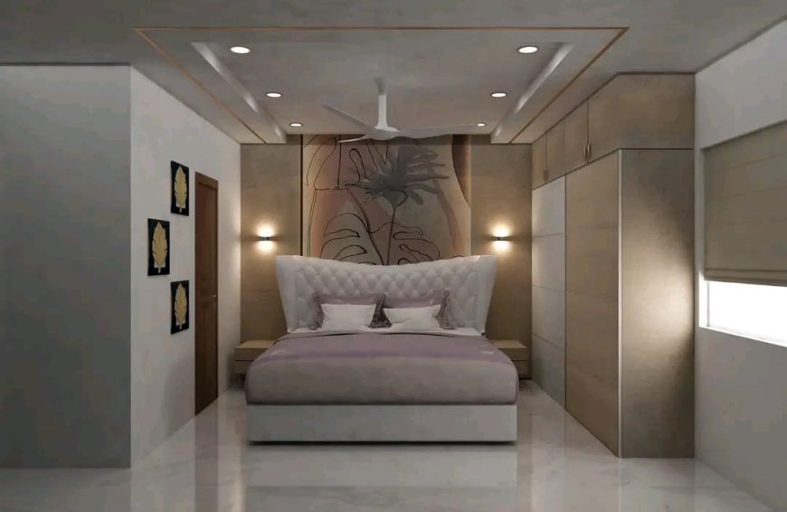 Grey Colour Bedroom Design