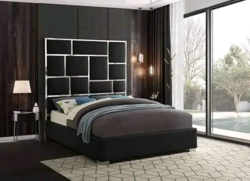 Black Colour Bedroom Design