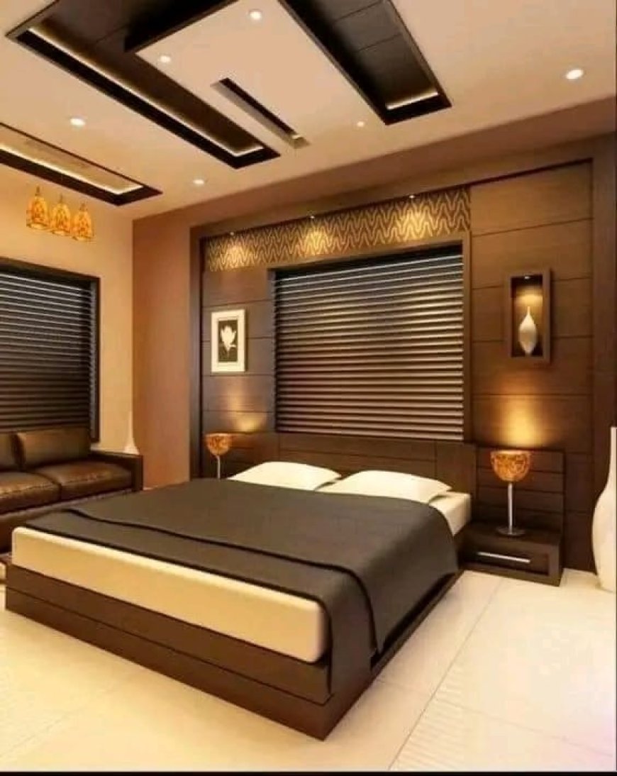 Brown Colour Bedroom Design