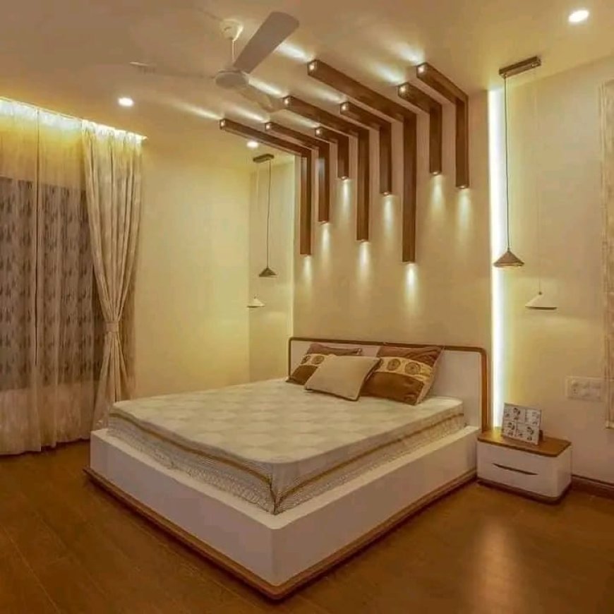 Cream Colour Bedroom Design